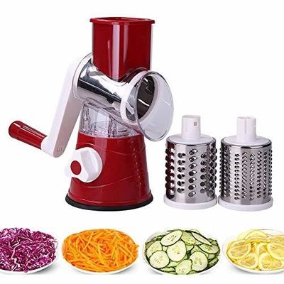 آشپزخانه خود را با این دستی چرخش پنیر Grater گرد Tumbling Box Shredder ارتقا دهید