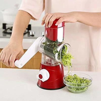 آشپزخانه خود را با این دستی چرخش پنیر Grater گرد Tumbling Box Shredder ارتقا دهید