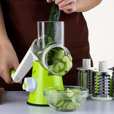 آشپزخانه خود را با این دستی چرخش پنیر Grater گرد Tumbling Box Shredder ارتقا دهید