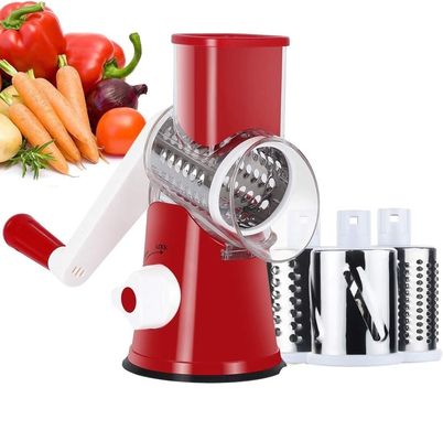 آشپزخانه خود را با این دستی چرخش پنیر Grater گرد Tumbling Box Shredder ارتقا دهید
