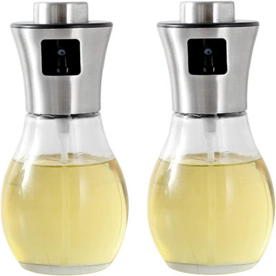 اسپری بطری روغن فولاد ضد زنگ 304 در فضای باز 16.5*4.5 سانتی متر برای بطری شیشه ای سرکه