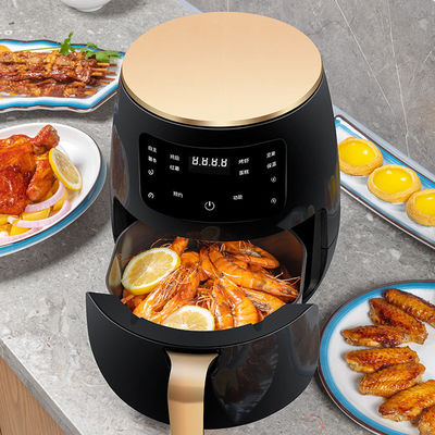 عملکرد با نور شاخص 4.5L 6L نان چپک سطح پخت و پز فریزر هوا بدون روغن