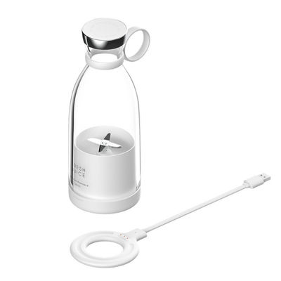 آبمیوه کش قابل حمل قابل شارژ USB blender 350ml 4 تیغه گلابی مینی الکتریکی برای سفر