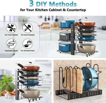 قاب و قاب تنظیم کننده کابینت آشپزخانه قابل تنظیم 8 سطح قفسه با 3 روش DIY