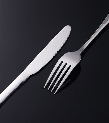 رستوران Cutlery Set Home Hotel 410 Stainless Steel Knife Fork Spoon برای کیک استیک