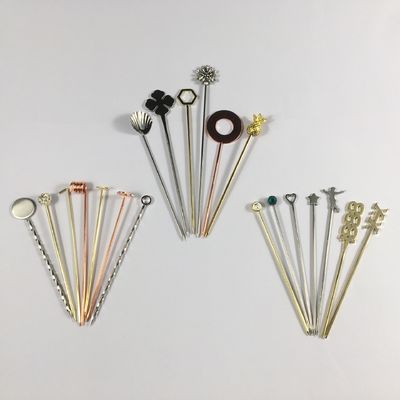 304 استیل ضد زنگ ککتیل پیینز Swizzle Stick برای استفاده مجدد بادل های کوچک