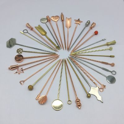 304 استیل ضد زنگ ککتیل پیینز Swizzle Stick برای استفاده مجدد بادل های کوچک