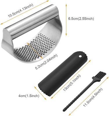 چند آشپزخانه Grater 120G جعبه رنگی 141G سیر خرد کننده و خرد کننده برای فشرده سازی آسان