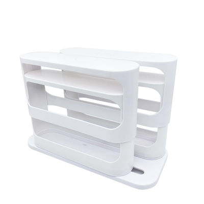 آسان چرخش 2 طبقه چرخش ادویه جات قفسه برای کشاندن خارج از کابینت آشپزخانه ذخیره