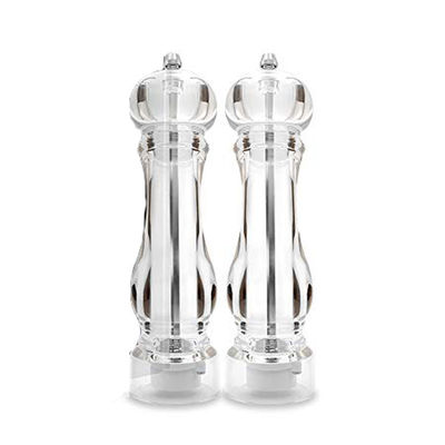 سنگ شکن نمک و فلفل از فولاد ضد زنگ مناسب 60X221mm برای حرفه ای های شلوغ