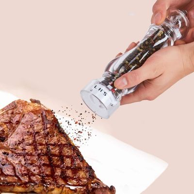 سنگ شکن نمک و فلفل از فولاد ضد زنگ مناسب 60X221mm برای حرفه ای های شلوغ