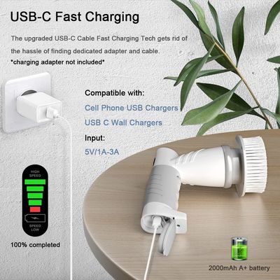 برش تمیز کننده لباسشویی الکتریکی 9 در 1 با شارژ USB