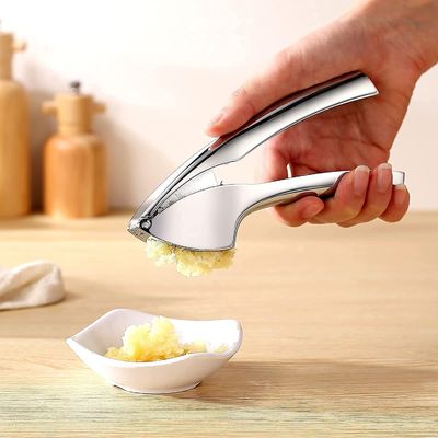 فولاد ضد زنگ زنک آلیاژ دستی پریس سیر پریس دست برای آشپزخانه آشپزخانه