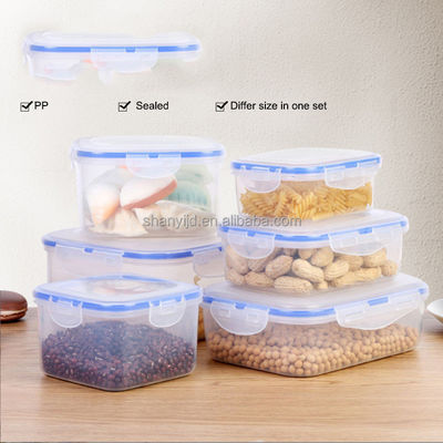 جعبه های ذخیره سازی پلاستیکی 3pcs برای ظروف ذخیره سازی مواد غذایی چند منظوره