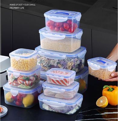 جعبه های ذخیره سازی پلاستیکی 3pcs برای ظروف ذخیره سازی مواد غذایی چند منظوره