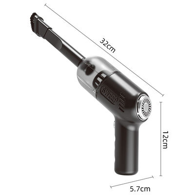 جاروبرقی خشک و مرطوب قابل استفاده برای تمیز کردن سریع در سیاه 110w 3.7v