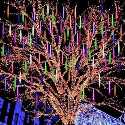 چراغ های رشته ای LED پری باران در طراحی مکعب برای دکوراسیون خانه جشن تعطیلات