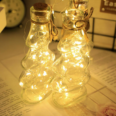 7/22/32m ضد آب LED سیم مس خورشیدی چراغ درخت کریسمس با مواد PVC گرم