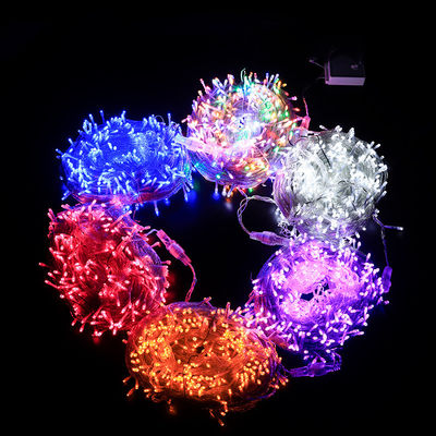 رنگ رویایی نورهای کریسمس رشته 10leds / m 5m 10m PVC ضد آب قابل آدرس LED