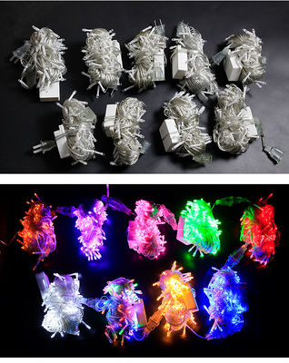 رنگ رویایی نورهای کریسمس رشته 10leds / m 5m 10m PVC ضد آب قابل آدرس LED