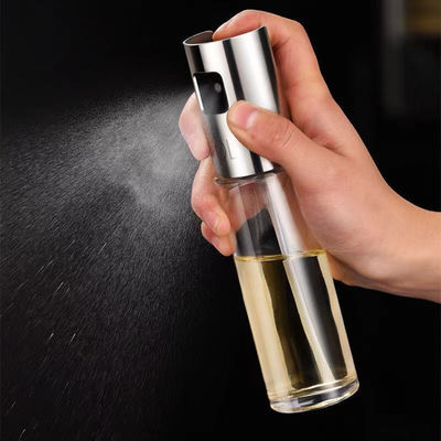 304 فولاد ضد زنگ اسپری کننده روغن ذرات شده بطری روغن قابل حمل برای سایر ابزار پخت و پز