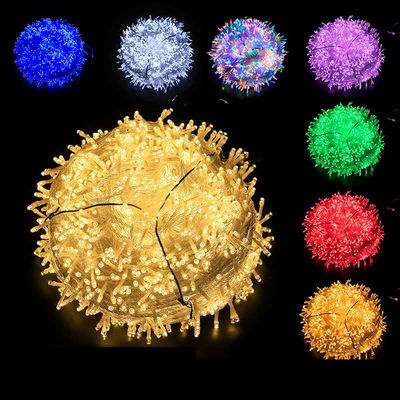 چراغ های LED ضد آب PVC برای دکوراسیون هالووین 100 LED جشن عروسی در فضای باز