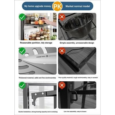تنظیم کننده سینک آشپزخانه سیاه برای ذخیره سازی تنظیم پذیر