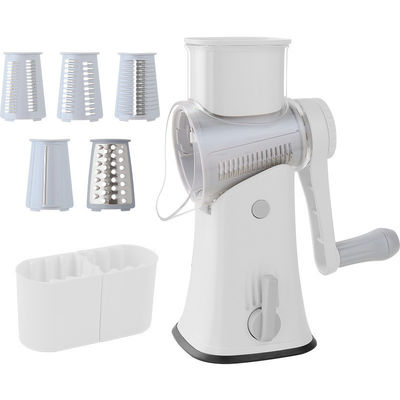 چند منظوره 5 در 1 سبزیجات شاکر Slicer با طبل روتاری نوع Grater Shredder