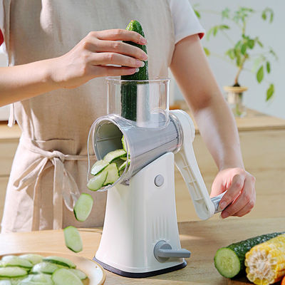 چند منظوره 5 در 1 سبزیجات شاکر Slicer با طبل روتاری نوع Grater Shredder