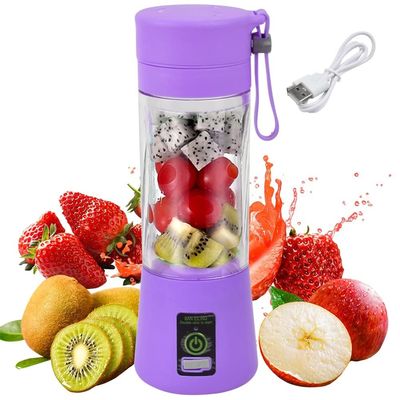 سیلیکون پی سی الکتریکی مینی یخ بطری مخلوط کننده خانه USB 2/4/6 تیغه آبمیوه کش فنجان ماشین