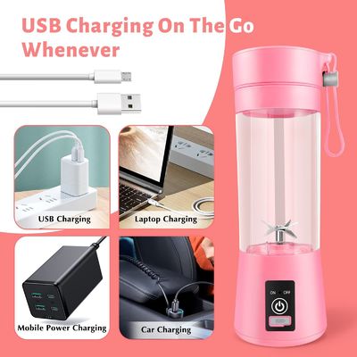 380 میلی لیتر ظرفیت مینی بلندر USB شارژر آبمیوه آبمیوه آبمیوه قابل حمل برای خانه