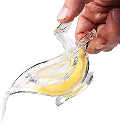 مخزن قابل حمل شفاف آکریلیک دستی میوه آبمیوه آبمیوه لیمو دست لیمو فشرده کننده پرنده