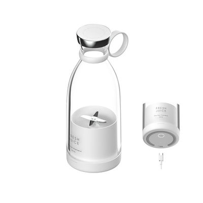 آبمیوه ساز برقی سیلیکون پی سی قابل حمل 40W USB فنجان قابل شارژ برای اسموتی و میوه