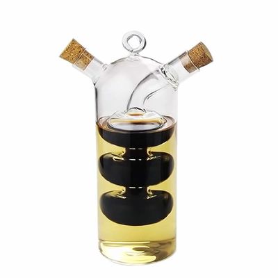 ظرف آشپزخانه 2 در 1 شیشه شفاف برای جدا کردن کتری و بطری