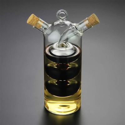 ظرف آشپزخانه 2 در 1 شیشه شفاف برای جدا کردن کتری و بطری
