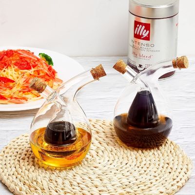 ۳۵۰ میلی لیتر بطری گلدان جداسازی کتری مجموعه گاوی قایق برای روغن الیور و سرکه توزیع کننده