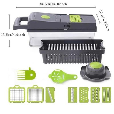 چند کارکرد دستی آشپزخانه سبزیجات خردکن سلائیسر Dicer مواد غذایی Grater لوگو سفارشی