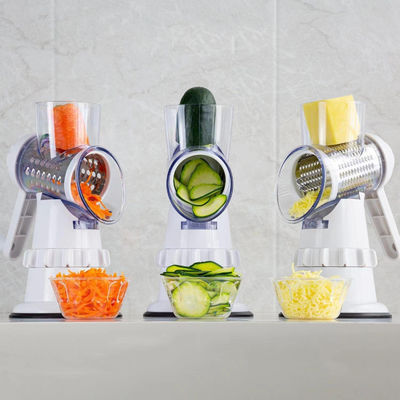 ABS سبزیجات کوپتر دایره برش دهنده Graters سیب زمینی هویج پنیر Shredder ابزار آشپزخانه