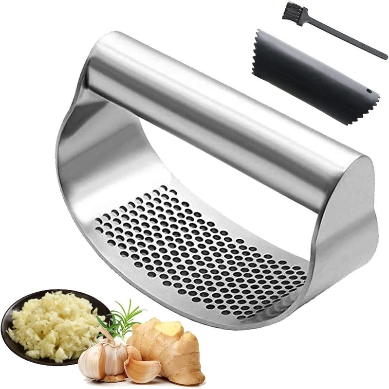 چند آشپزخانه Grater 120G جعبه رنگی 141G سیر خرد کننده و خرد کننده برای فشرده سازی آسان