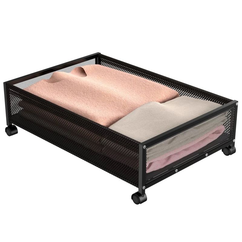 طراحی کاربردی قفسه ذخیره سازی چند منظوره برای پوشاک زیر رختخواب / کتاب / اسباب بازی