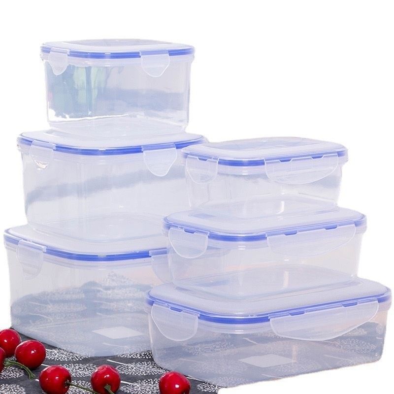 جعبه های ذخیره سازی پلاستیکی 3pcs برای ظروف ذخیره سازی مواد غذایی چند منظوره