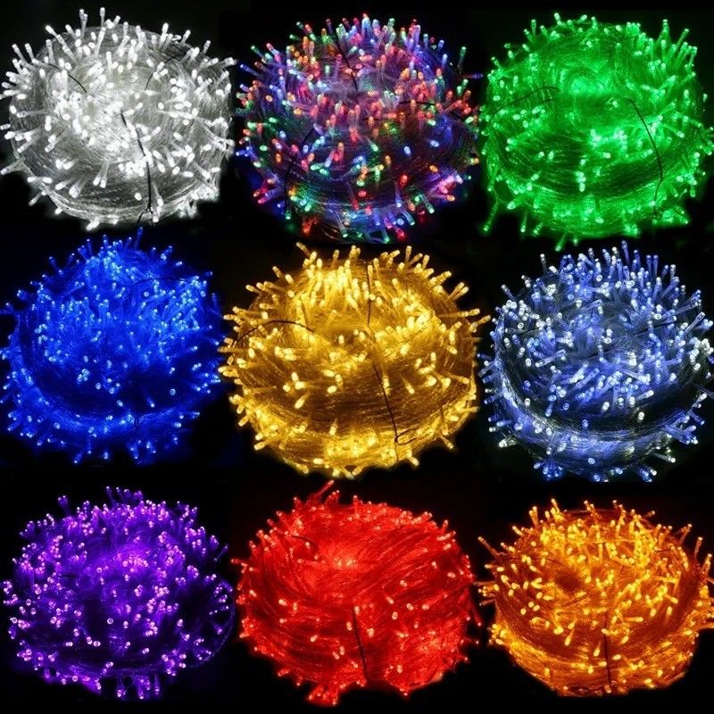 در فضای باز ضد آب 300 متر بنفش چراغ های پری رشته تاج برای کریسمس تعطیلات دکوراسیون