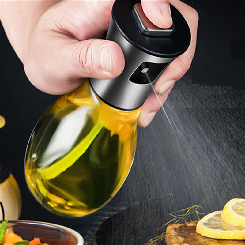 بطری روغن مناسب و با دوام اسپری 165 میلی لیتر شیشه ای اسپری روغن بطری برای پخت و پز سالاد BBQ